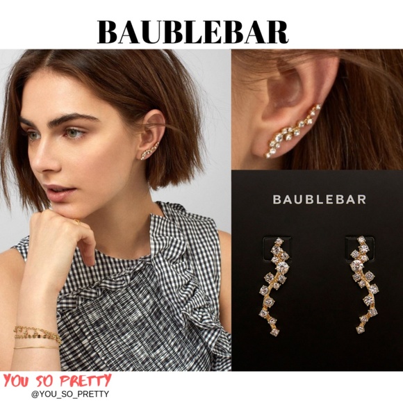 BaubleBar Jewelry - BaubleBar Farah Ear Crawlers BaubleBar Jewelry - BaubleBar Farah Ear Crawlers